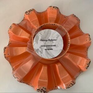 Tommy Bahama Taco Holder W/ Dip Bowl 100% Melamine